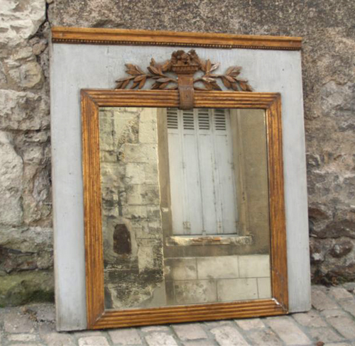 antique french priory mirror